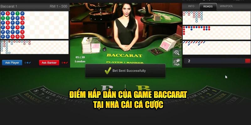 Điểm hấp dẫn của game baccarat tại nhà cái cá cược